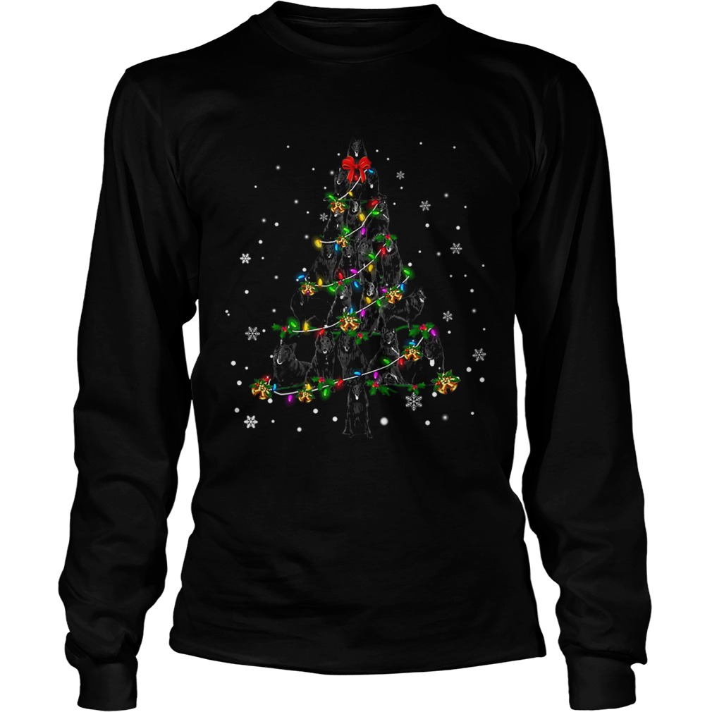 Groenendael Christmas Tree TShirt LongSleeve