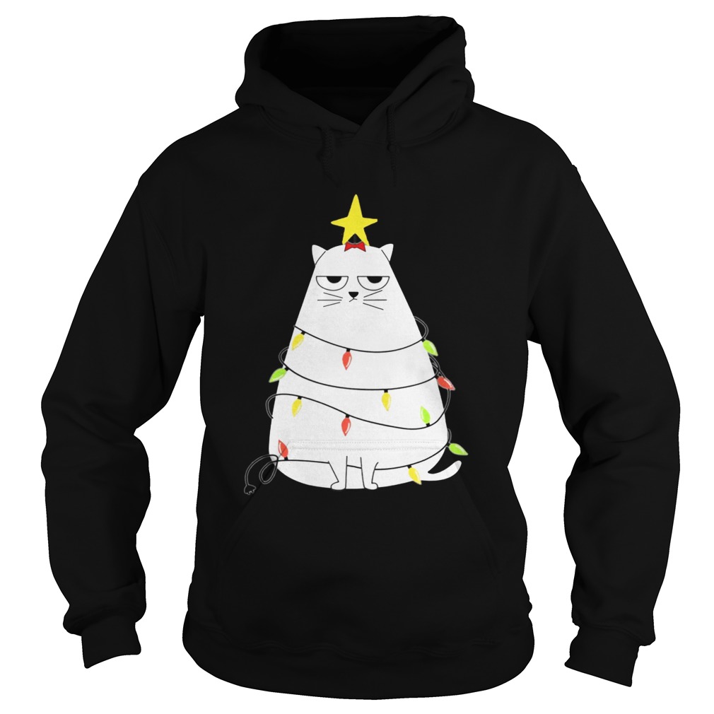 Grumpy Cat Christmas Tree Shirt Hoodie