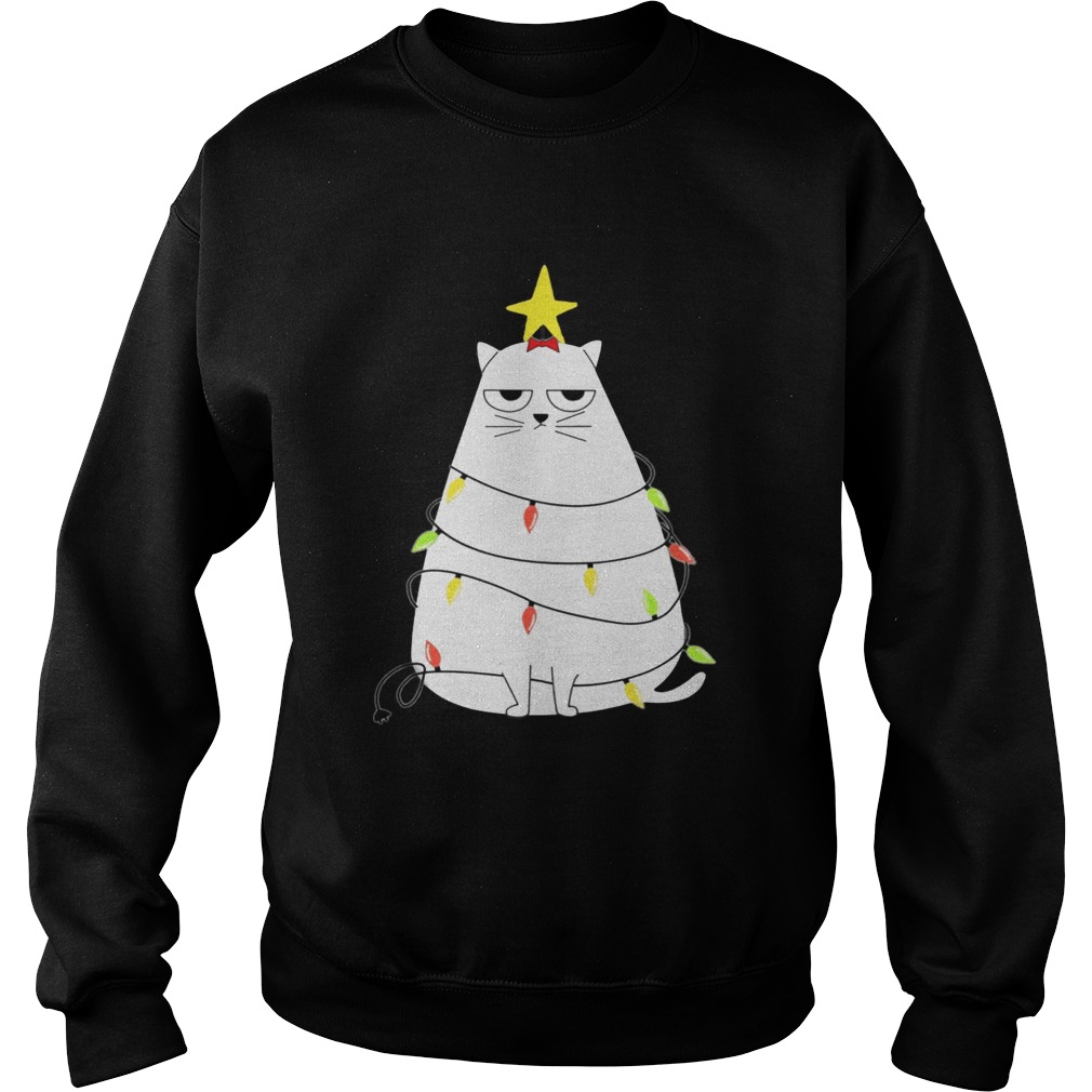 Grumpy Cat Christmas Tree Shirt Sweatshirt