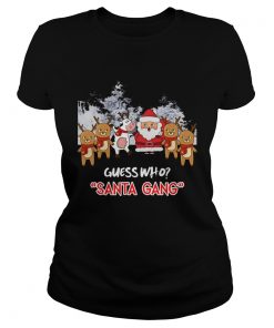 Guess who Santa Gang and Cow  Classic Ladies