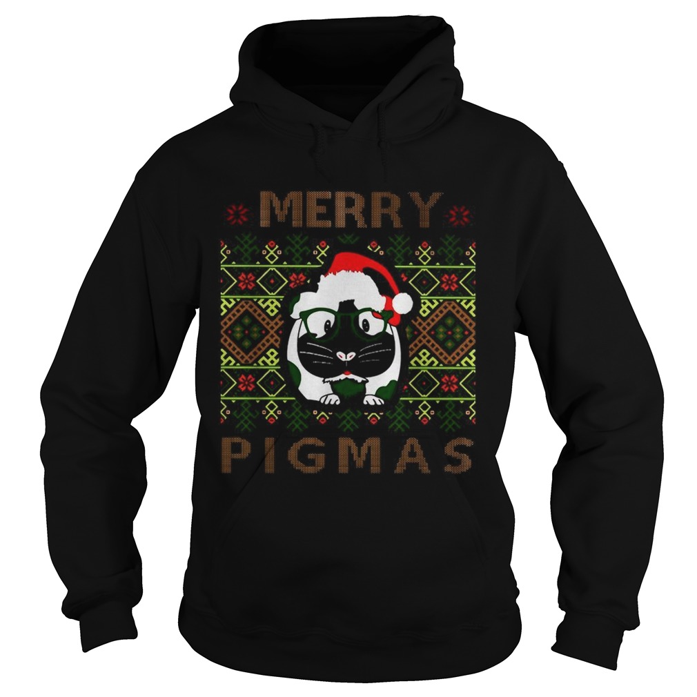 Guinea pig Merry Pigmas ugly Christmas Hoodie