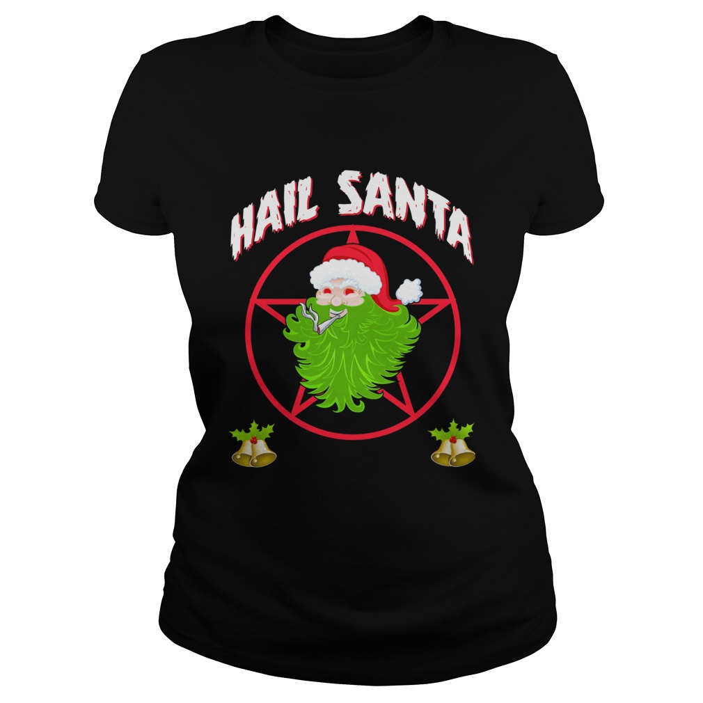 Hail Santa Christmas Sweat Classic Ladies