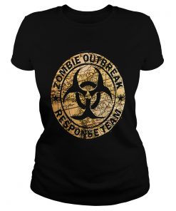 Halloween Apocalypse Outbreak Zombie Response Team  Classic Ladies