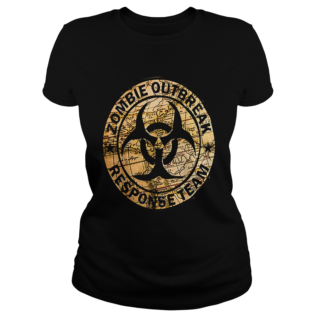 Halloween Apocalypse Outbreak Zombie Response Team Classic Ladies