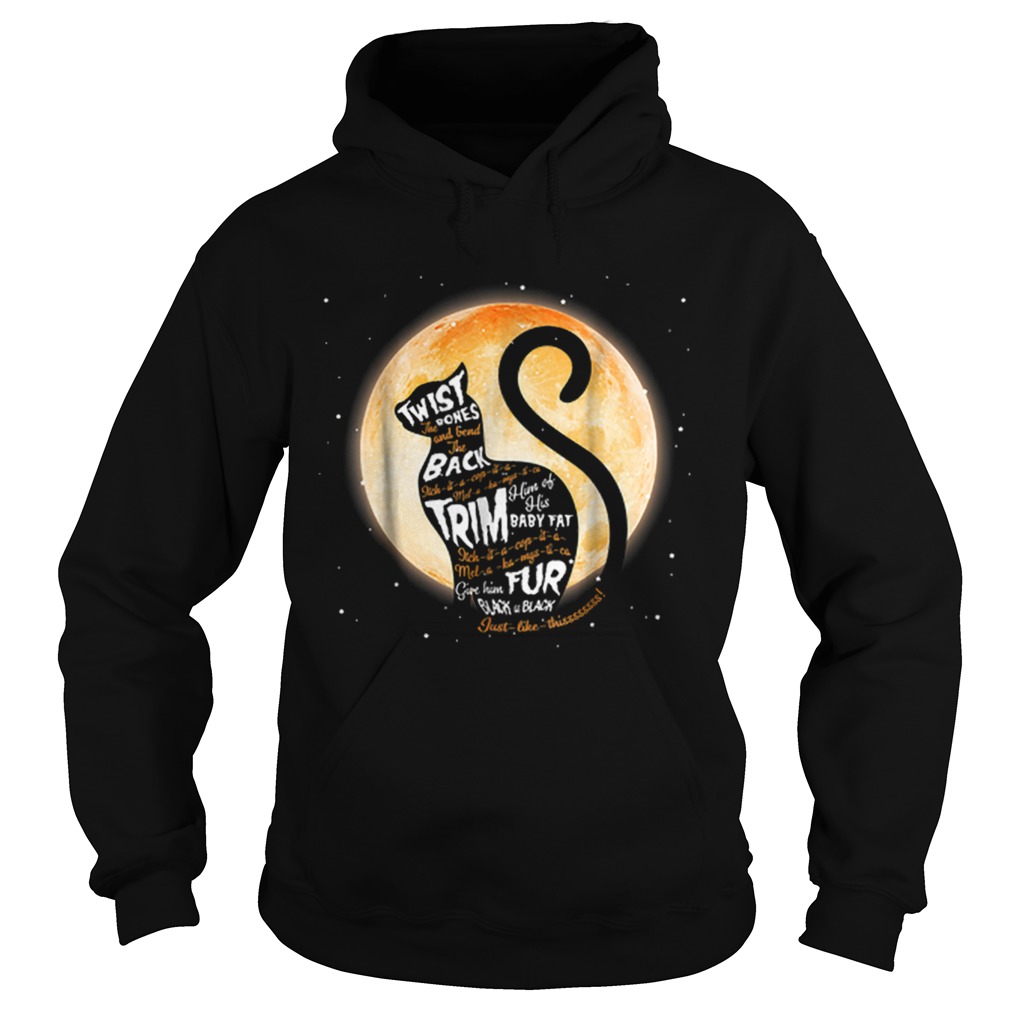 Halloween Black Cat Quote Spell Thackery Binx Cat Hoodie