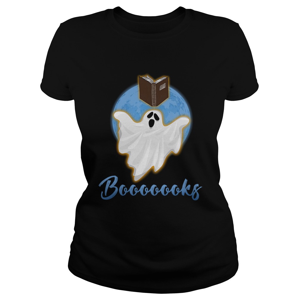 Halloween Boooks Book Lover Gift TShirt Classic Ladies