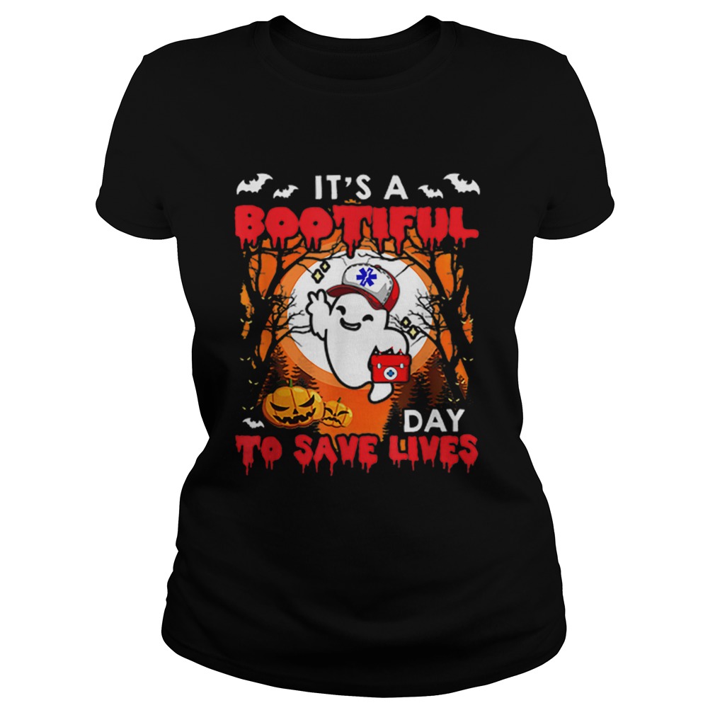 Halloween Costume Boo Bootiful Day Save Lives Paramedic Classic Ladies