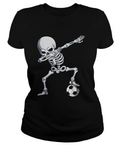 Halloween Dabbing Skeleton Shirt Classic Ladies