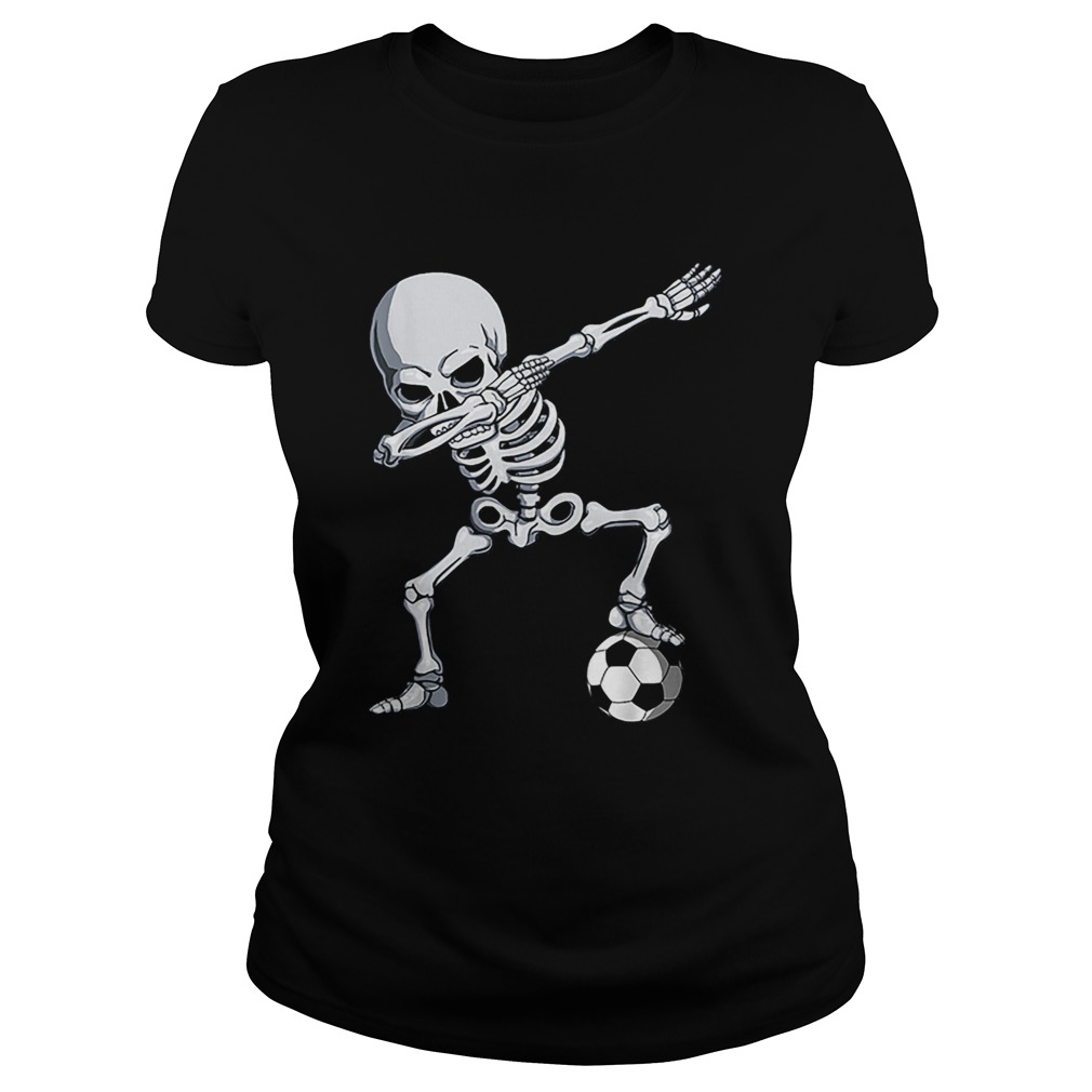 Halloween Dabbing Skeleton Shirt Classic Ladies