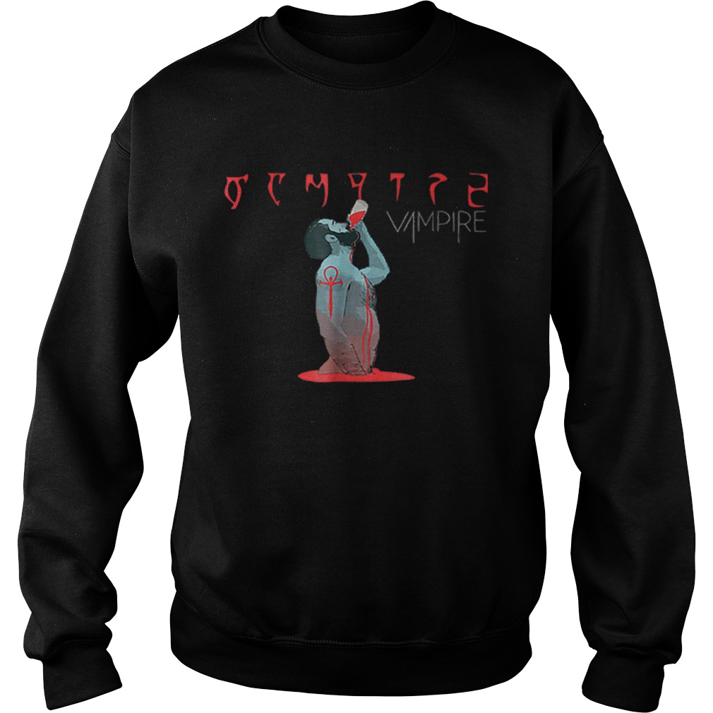 Halloween Dark Vampire Graphic Sweatshirt