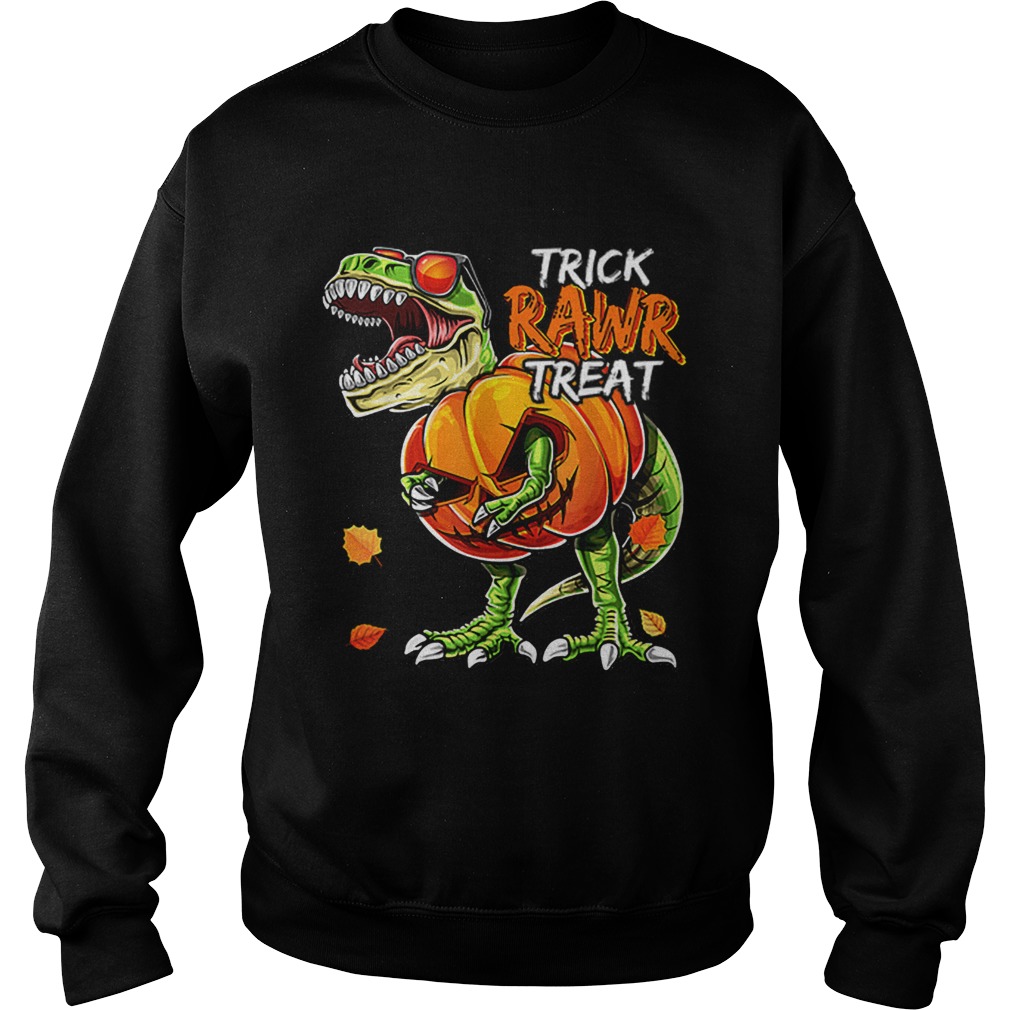 Halloween Dinosaur Pumpkin JackOLantern Sweatshirt