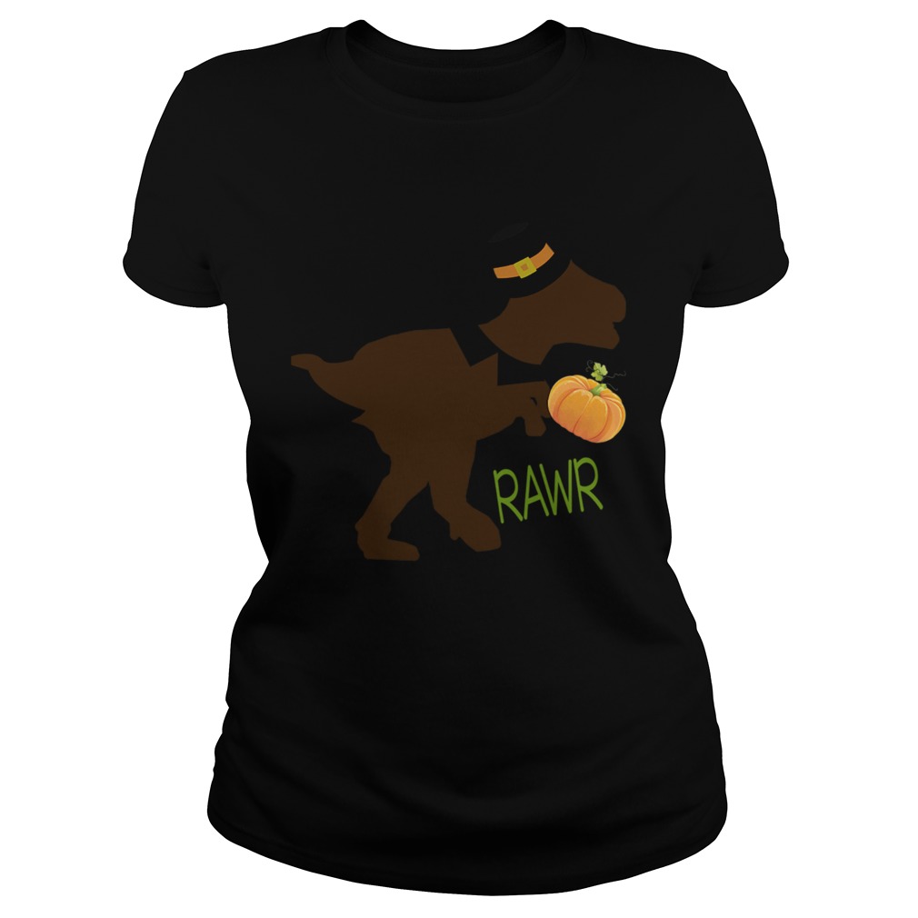 Halloween Dinosaur Rawr Cute Trex Lover TShirt Classic Ladies