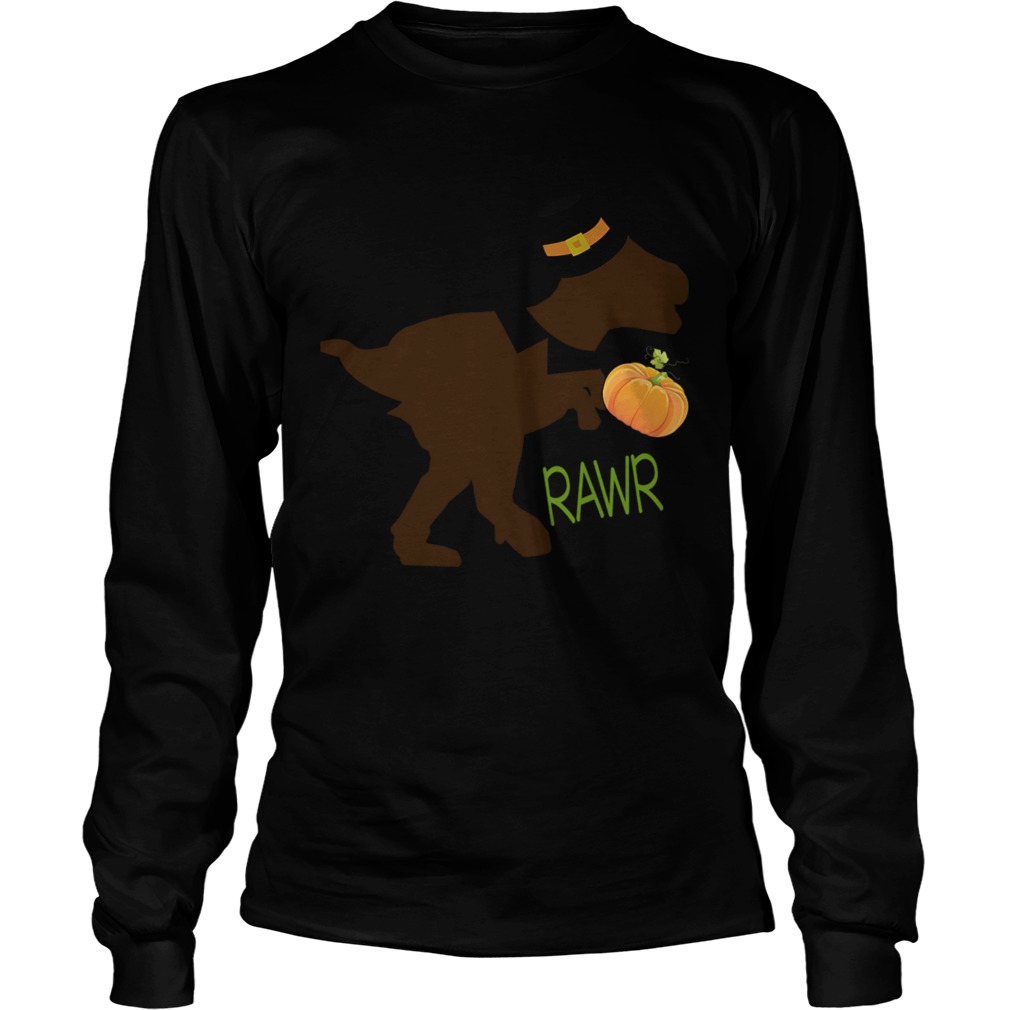 Halloween Dinosaur Rawr Cute Trex Lover TShirt LongSleeve