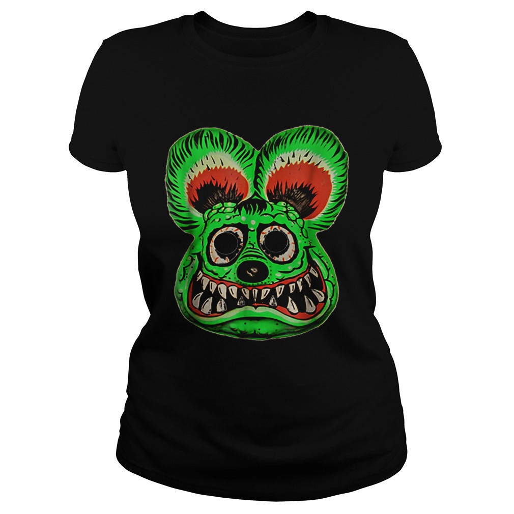 Halloween Ed Roth Green Rat Fink Horror Gift Classic Ladies