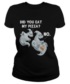 Halloween Ghost Pizza Funny Food Gift Mens Women Boy  Classic Ladies