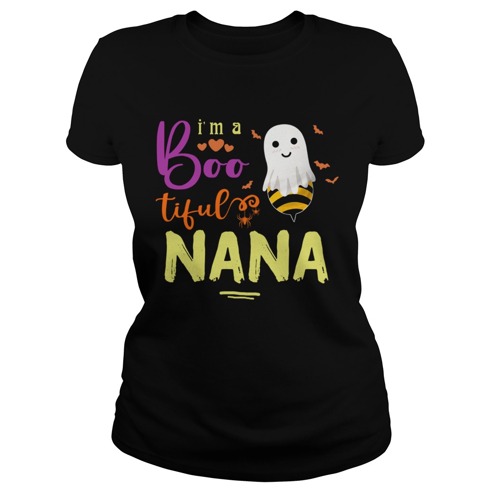 Halloween Im A Boo Tiful Nana TShirt Classic Ladies