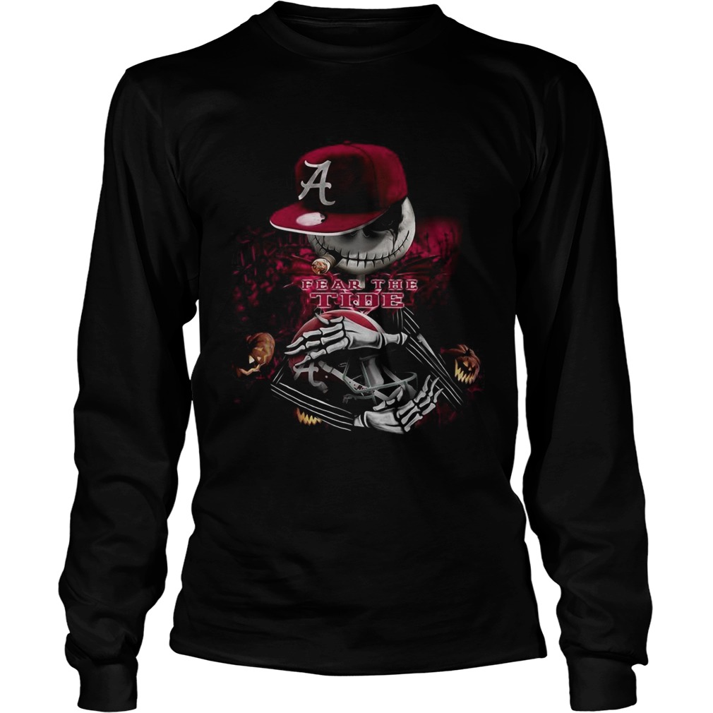 Halloween Jack Skellington Fear The Crimson tide LongSleeve