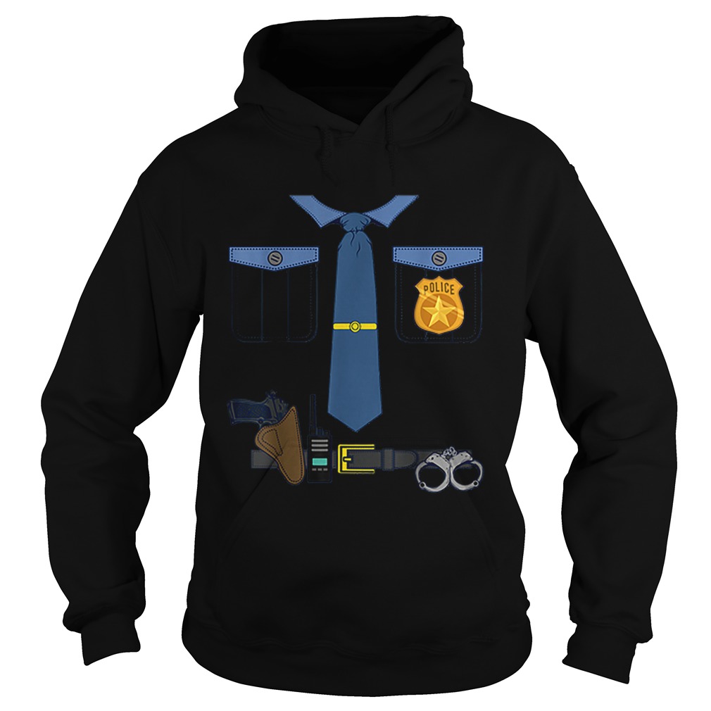 Halloween Kids Dress Up Police Officer COP Costume Hoodie