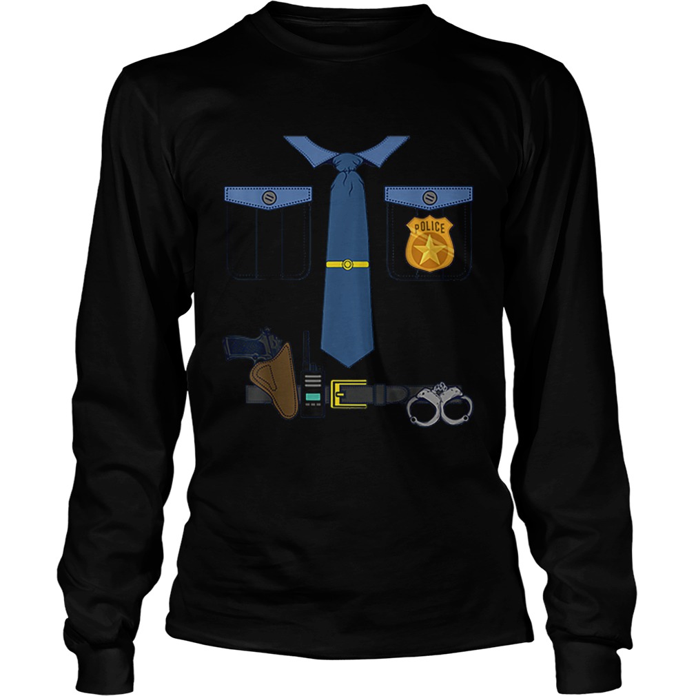 Halloween Kids Dress Up Police Officer COP Costume LongSleeve