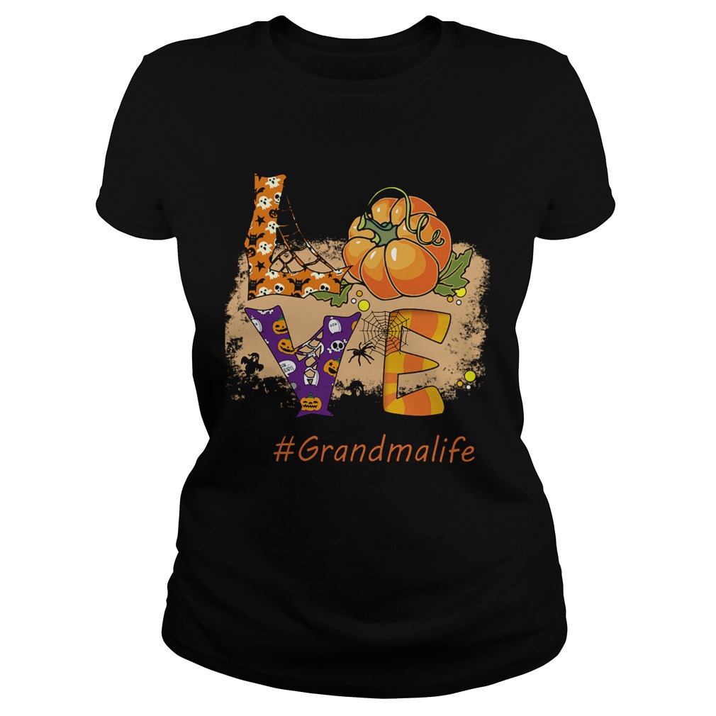 Halloween Love grandmalife Grandma Life TShirt Classic Ladies