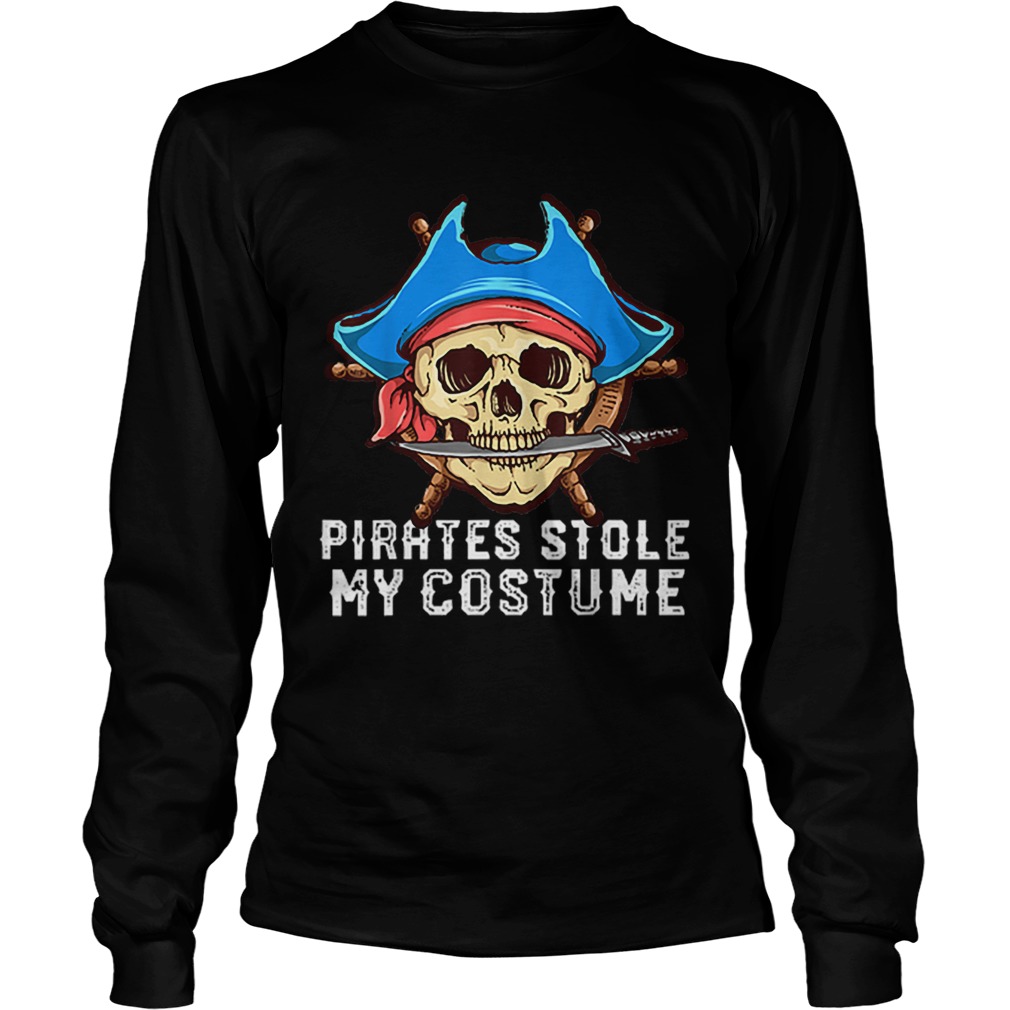 Halloween Pirates Stole My Costume Easy Outfit Adults LongSleeve