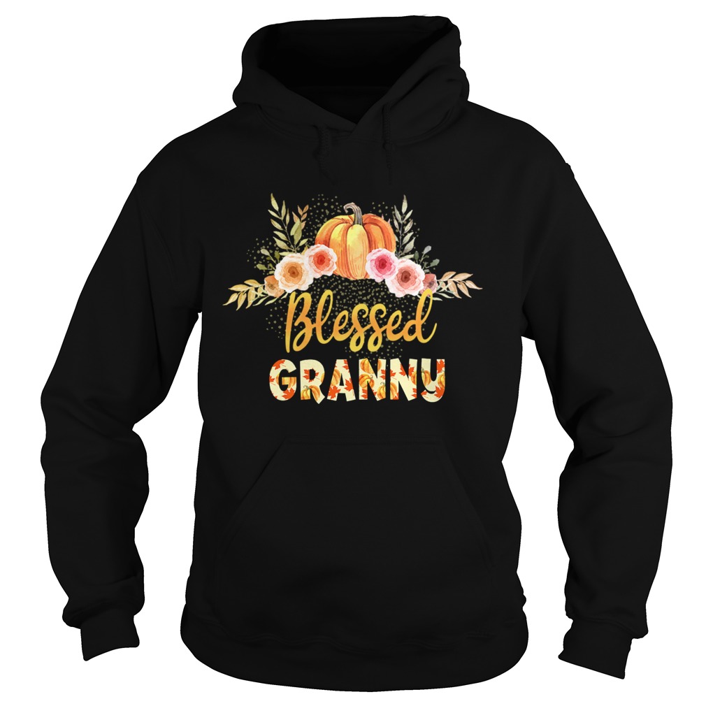 Halloween Pumpkin Blessed Granny Gift For Women Mom TShirt Hoodie