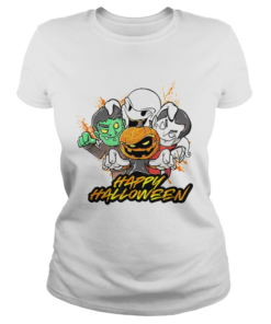 Halloween Pumpkin Face Vampire Ghost Frankenstein  Classic Ladies