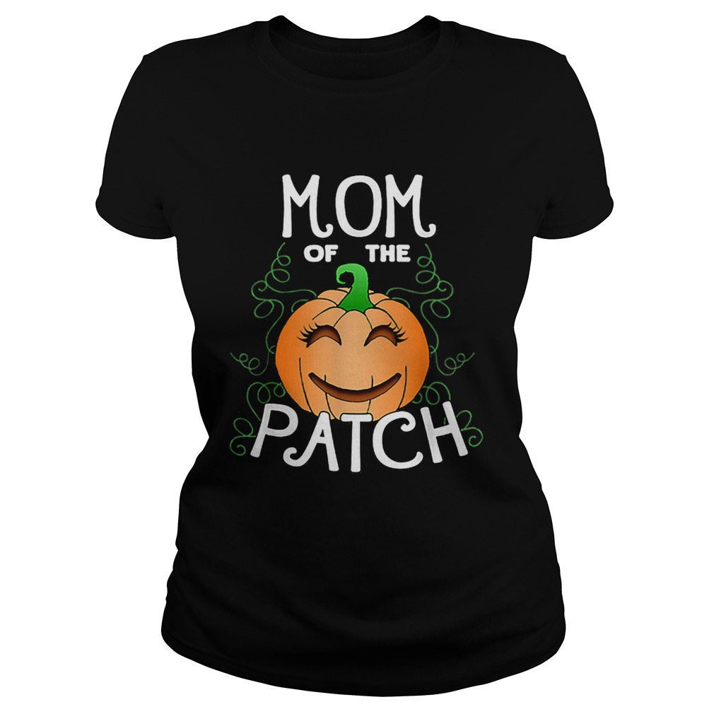 Halloween Pumpkin Mom of the Patch Classic Ladies