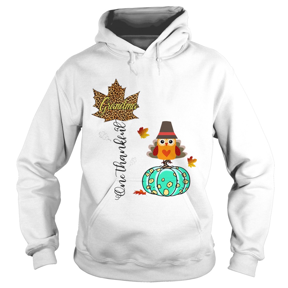 Halloween Pumpkin One Thankful Grandma TShirt Hoodie