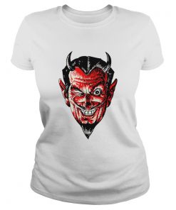 Halloween Red Devil Head  Classic Ladies