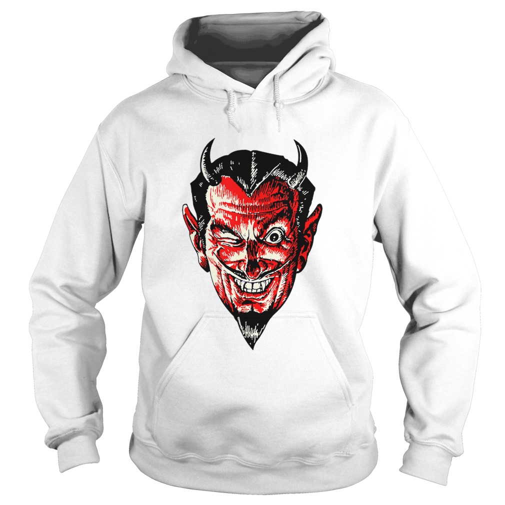 Halloween Red Devil Head Hoodie