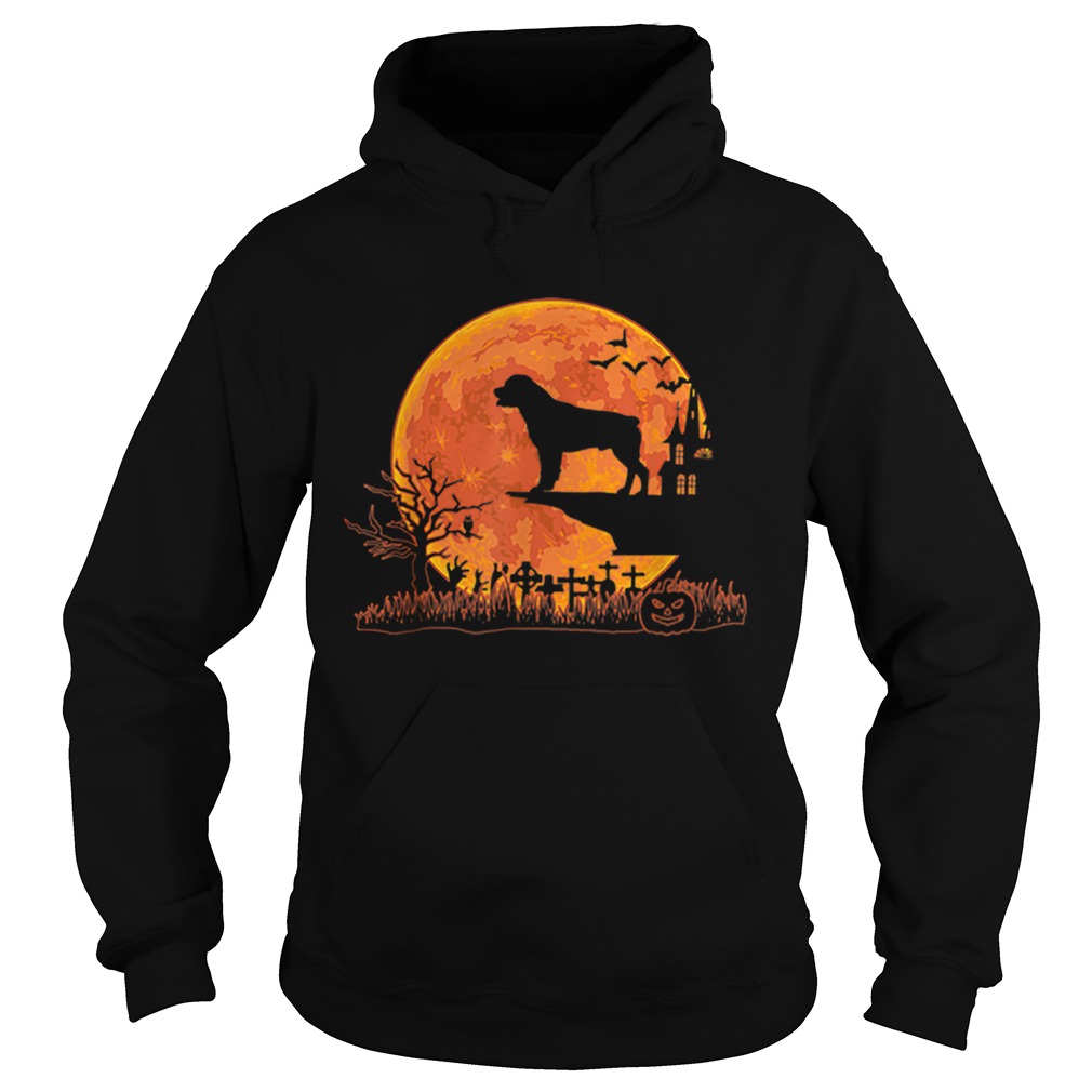 Halloween Rottweiler Dog Moon Costume Gift Hoodie