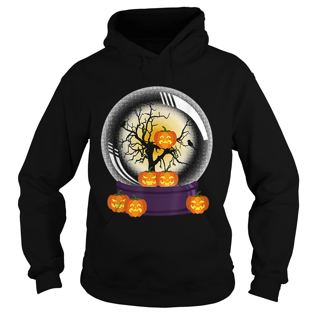 Halloween Snow Globe Jack O Lantern Costume Hoodie