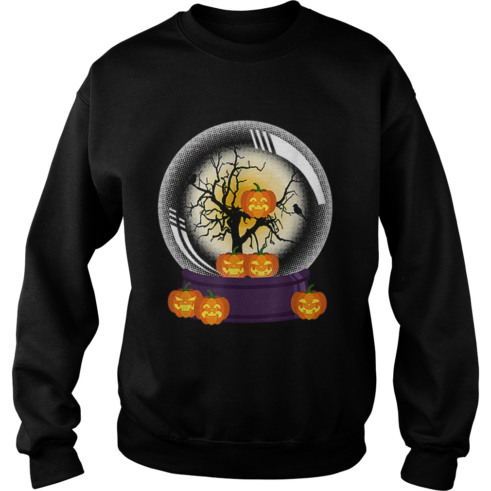 Halloween Snow Globe Jack O Lantern Costume Sweatshirt