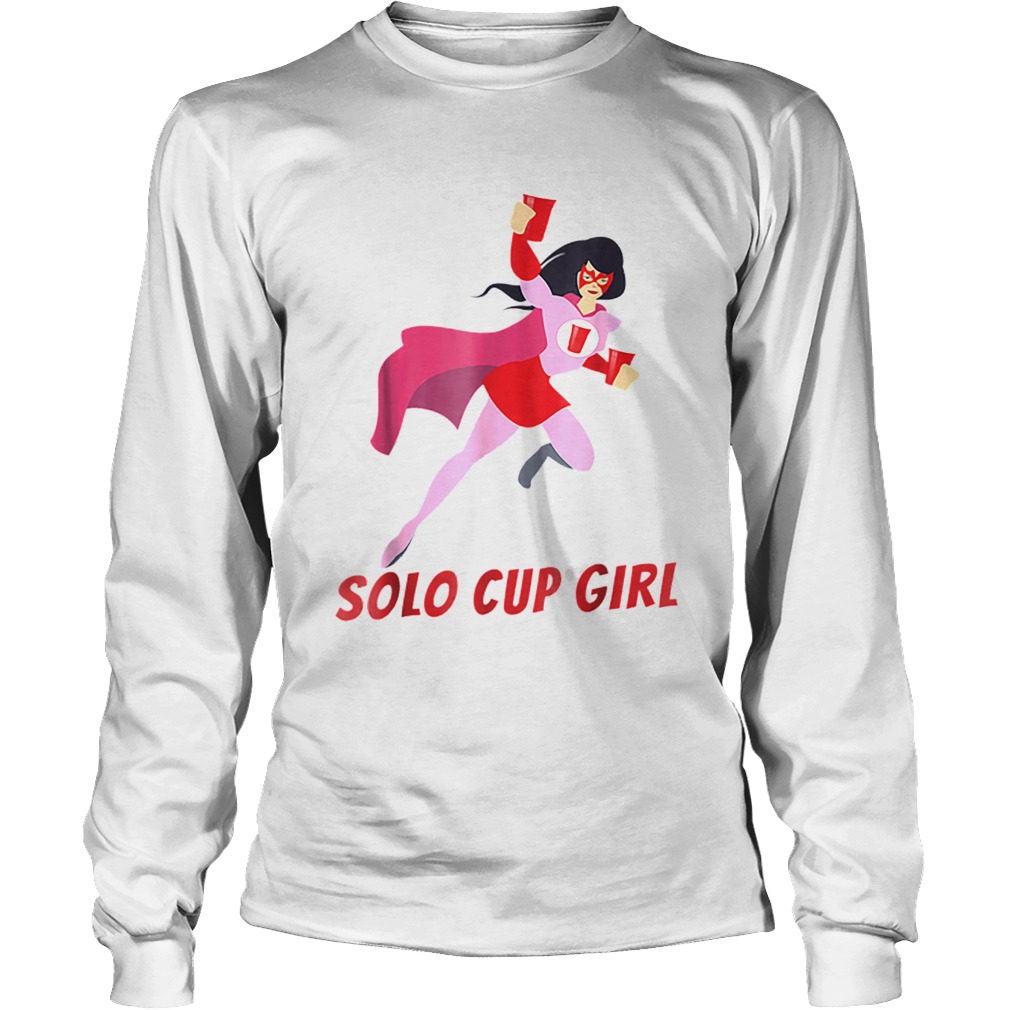 Halloween Solo Cup Women Beer Super Hero Costume LongSleeve