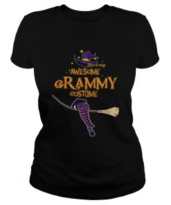 Halloween This Is My Awesome Grammy Costume TShirt Classic Ladies