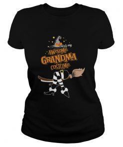 Halloween This Is My Awesome Grandma Costume Shirt Classic Ladies