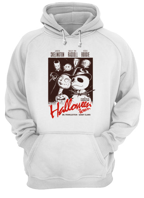 Halloween Town Jack Skellington Poster Unisex Hoodie