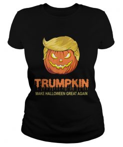 Halloween TrumpkinMake Halloween Great Again  Classic Ladies