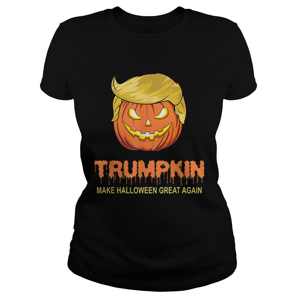 Halloween TrumpkinMake Halloween Great Again Classic Ladies