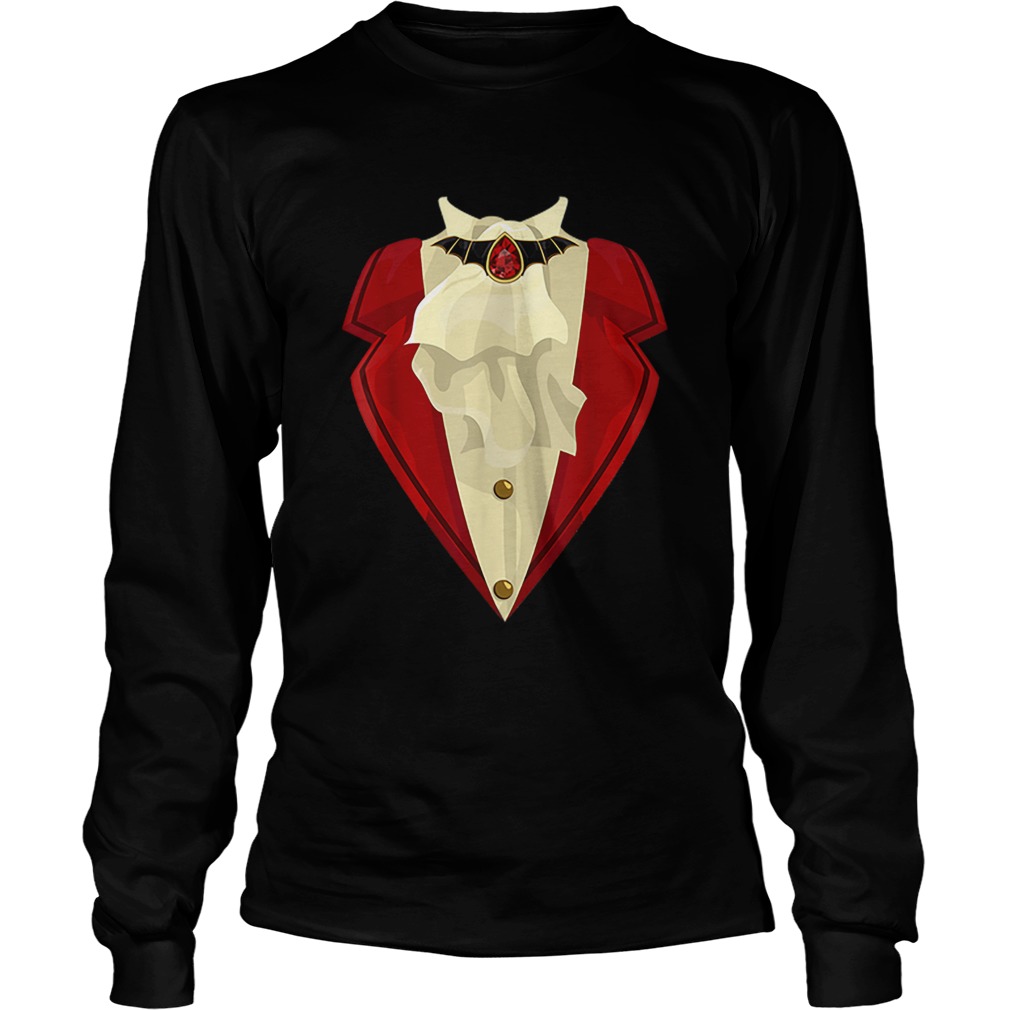 Halloween Vampire Tuxedo Costume Funny Gift LongSleeve