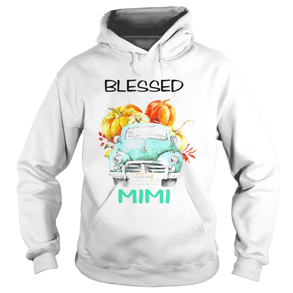 Halloween Women Mom Blessed Mimi Est 2019 TShirt Hoodie