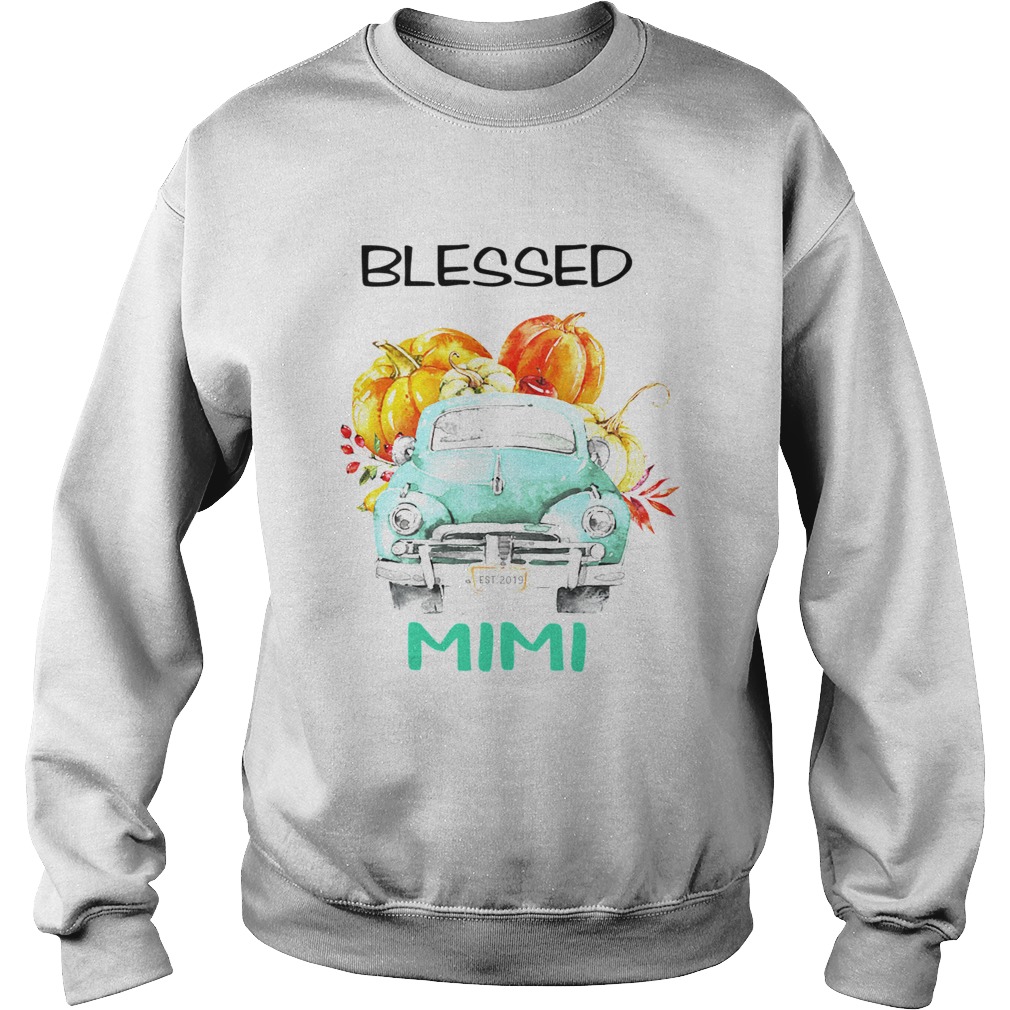 Halloween Women Mom Blessed Mimi Est 2019 TShirt Sweatshirt