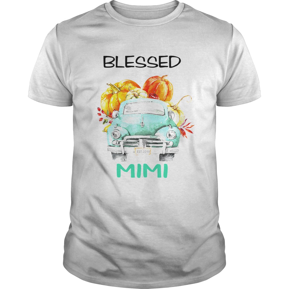 Halloween Women Mom Blessed Mimi Est 2019 TShirt