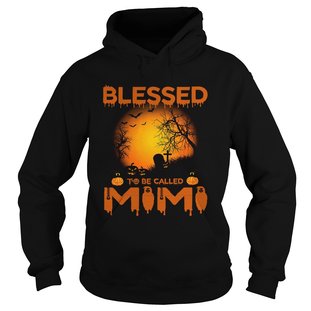 Halloween Women Mom Blessed To Be Called Mimi TShirt Hoodie