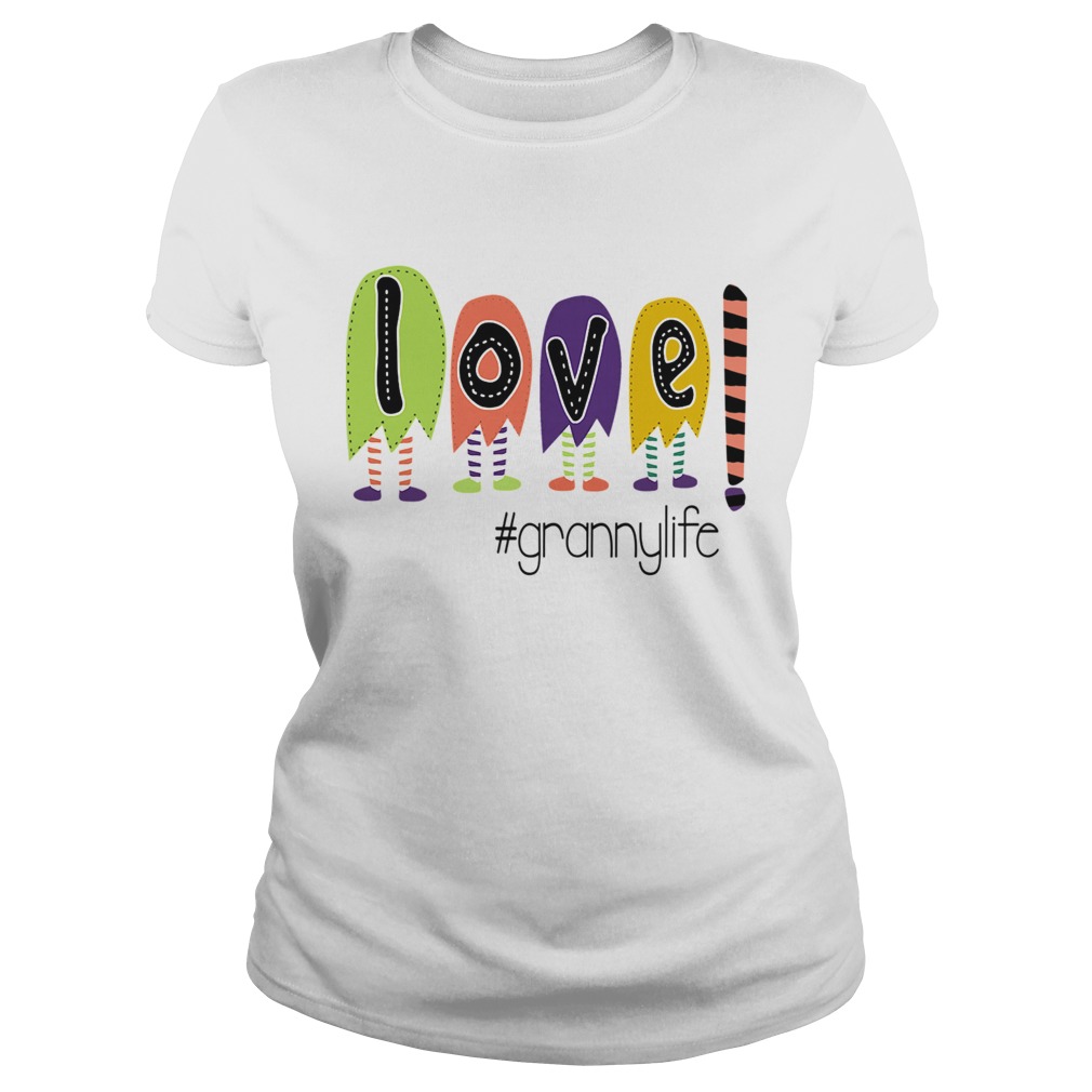 Halloween Women Mom Live Grannylife Granny Life TShirt Classic Ladies