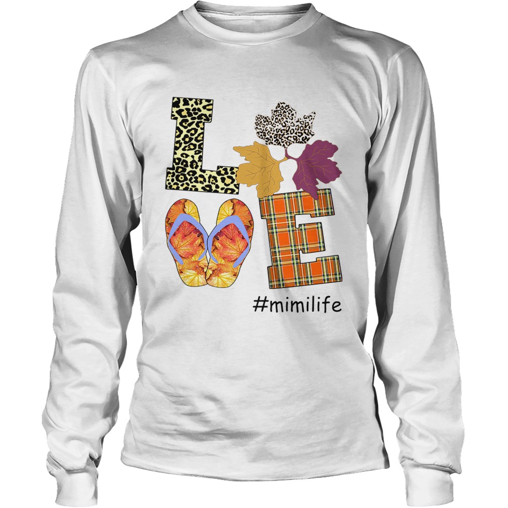 Halloween Women Mom Love Mimilife Mimi Life TShirt LongSleeve