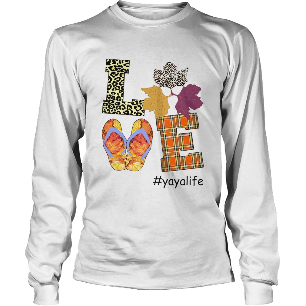 Halloween Women Mom Love YaYalife YaYa Life TShirt LongSleeve