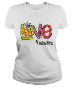 Halloween Women Mom Love mimilife Mimi Life TShirt Classic Ladies