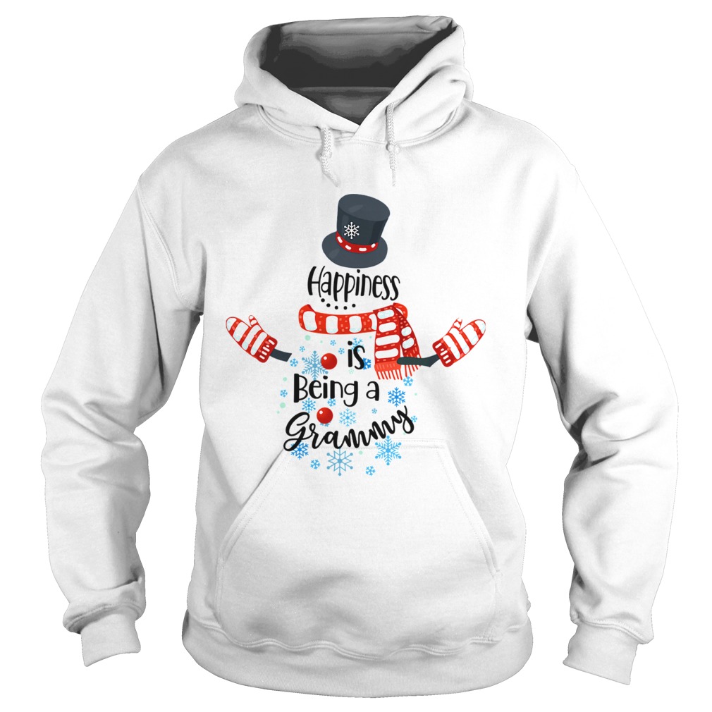 Happiness Is Being A Grammy Snowman Xmas Matching Family TShirt Hoodie